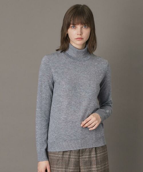 DRESSTERIOR / ドレステリア ニット・セーター | 【CLASSY.12月号/otonaMUSE11月号掲載】ウールブレンド天竺タートルニット(チャコールグレー(013))