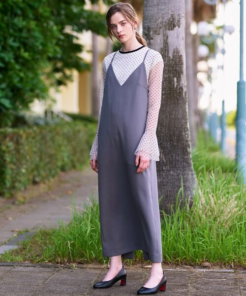 DRESSTERIOR / ドレステリア カットソー | 【洗える/シアー素材】シアードットベルスリーブカットソー | 詳細14