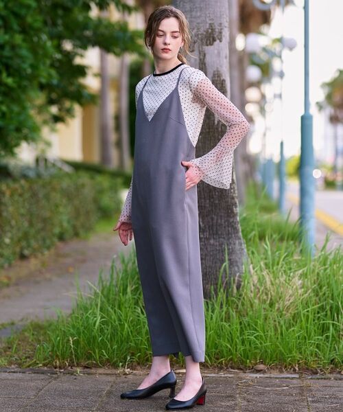 DRESSTERIOR / ドレステリア カットソー | 【洗える/シアー素材】シアードットベルスリーブカットソー | 詳細15