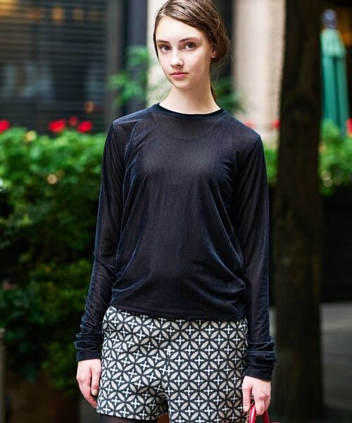 DRESSTERIOR / ドレステリア カットソー | 【洗える/リブベロア】シアーリブベロアカットソー | 詳細12