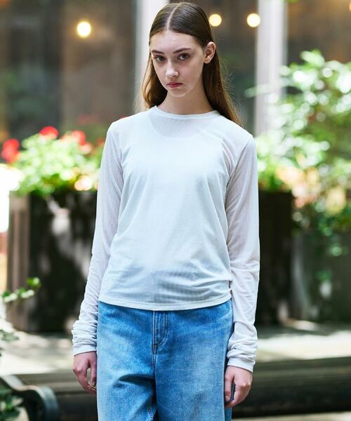 DRESSTERIOR / ドレステリア カットソー | 【洗える/リブベロア】シアーリブベロアカットソー | 詳細5