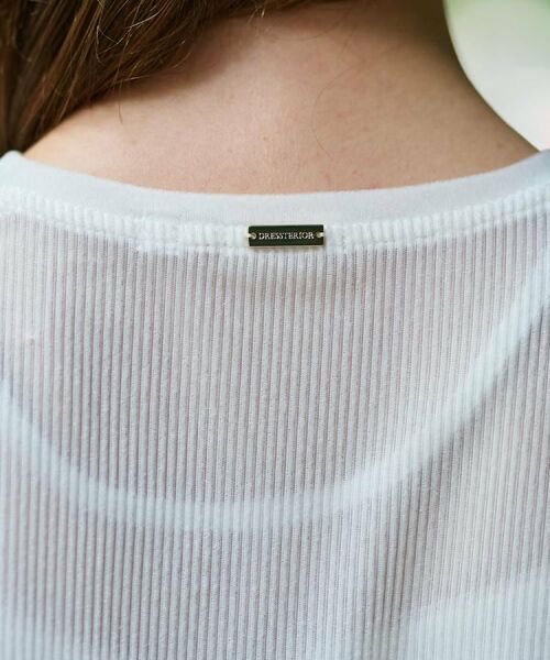 DRESSTERIOR / ドレステリア カットソー | 【洗える/リブベロア】シアーリブベロアカットソー | 詳細9