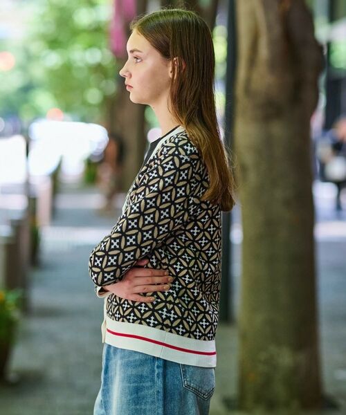 DRESSTERIOR / ドレステリア カーディガン・ボレロ | オーバーラップサークルVネックカーディガン | 詳細11