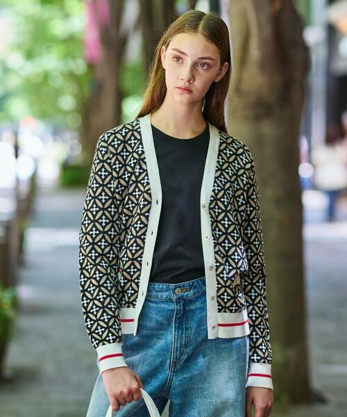 DRESSTERIOR / ドレステリア カーディガン・ボレロ | オーバーラップサークルVネックカーディガン | 詳細3