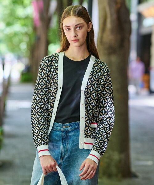 DRESSTERIOR / ドレステリア カーディガン・ボレロ | オーバーラップサークルVネックカーディガン | 詳細4