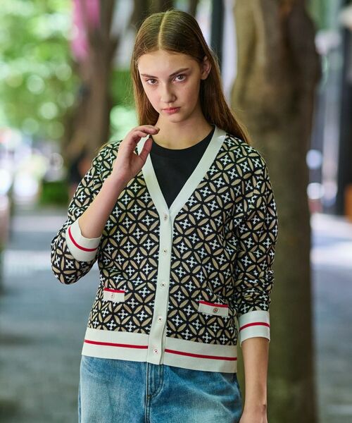 DRESSTERIOR / ドレステリア カーディガン・ボレロ | オーバーラップサークルVネックカーディガン | 詳細7