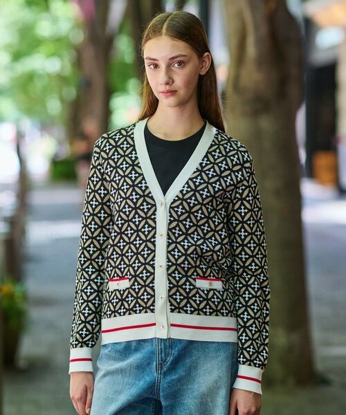 DRESSTERIOR / ドレステリア カーディガン・ボレロ | オーバーラップサークルVネックカーディガン | 詳細9