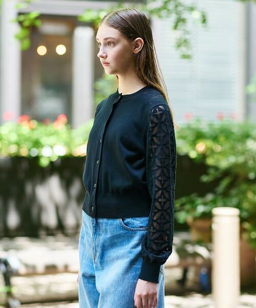 DRESSTERIOR / ドレステリア カーディガン・ボレロ | オーバーラップオパールスリーブカーディガン | 詳細10