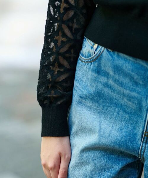 DRESSTERIOR / ドレステリア カーディガン・ボレロ | オーバーラップオパールスリーブカーディガン | 詳細13