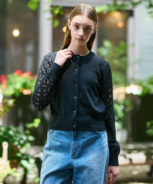 DRESSTERIOR / ドレステリア カーディガン・ボレロ | オーバーラップオパールスリーブカーディガン | 詳細6