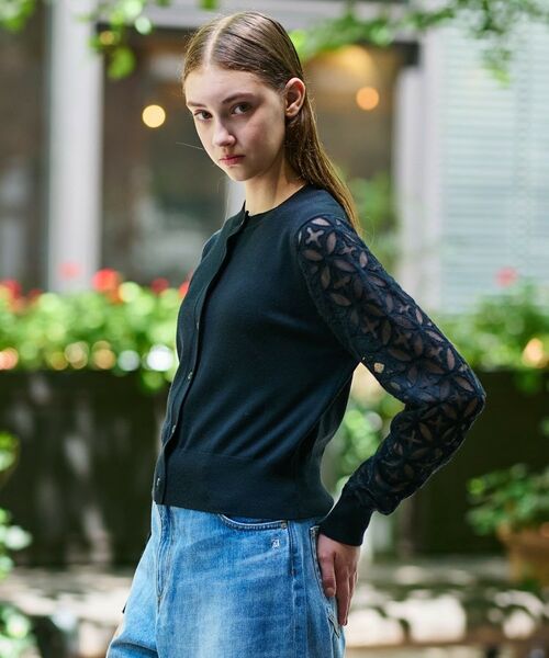 DRESSTERIOR / ドレステリア カーディガン・ボレロ | オーバーラップオパールスリーブカーディガン | 詳細8