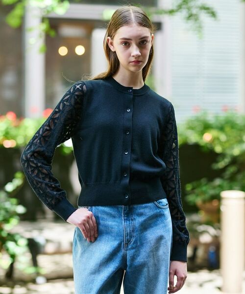 DRESSTERIOR / ドレステリア カーディガン・ボレロ | オーバーラップオパールスリーブカーディガン | 詳細9