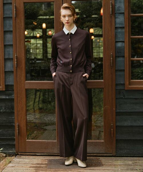 DRESSTERIOR / ドレステリア カーディガン・ボレロ | ウォッシャブルファインウールカーディガン | 詳細1