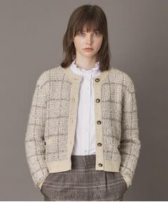 DRESSTERIOR / ドレステリア カーディガン・ボレロ | 【otonaMUSE 11月号掲載】ツイードニットカーディガン