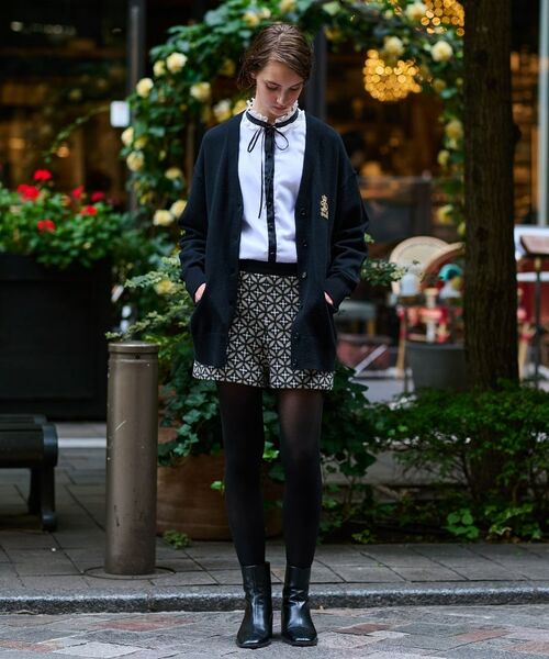 DRESSTERIOR / ドレステリア カーディガン・ボレロ | 【otonaMUSE 11月号掲載】レタードニットカーディガン | 詳細2