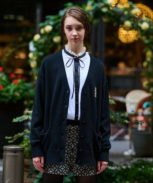 DRESSTERIOR / ドレステリア カーディガン・ボレロ | 【otonaMUSE 11月号掲載】レタードニットカーディガン | 詳細4