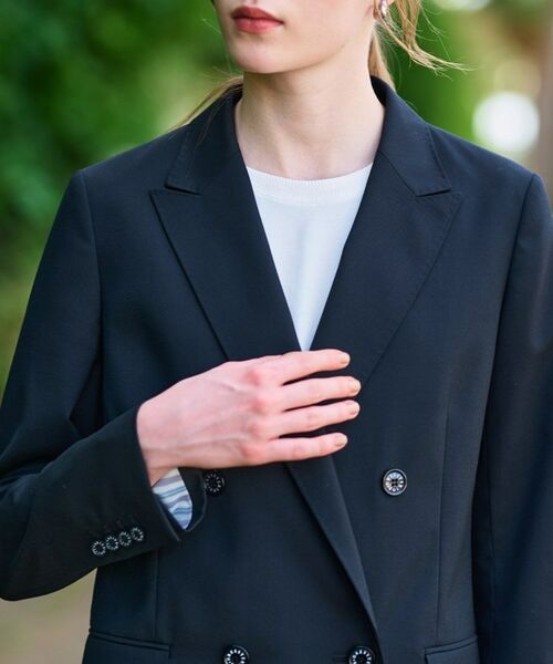DRESSTERIOR / ドレステリア テーラードジャケット | 【セットアップ可/オンオフ】ブラックダブルジャケット | 詳細10