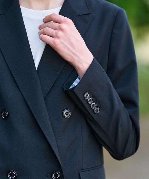 DRESSTERIOR / ドレステリア テーラードジャケット | 【セットアップ可/オンオフ】ブラックダブルジャケット | 詳細11