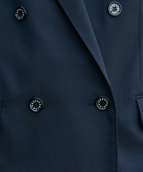 DRESSTERIOR / ドレステリア テーラードジャケット | 【セットアップ可/オンオフ】ブラックダブルジャケット | 詳細12