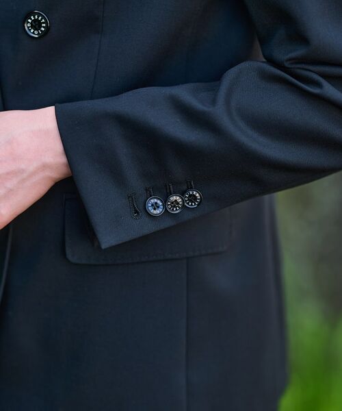 DRESSTERIOR / ドレステリア テーラードジャケット | 【セットアップ可/オンオフ】ブラックダブルジャケット | 詳細13