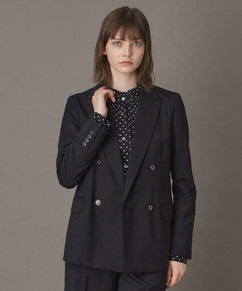 DRESSTERIOR / ドレステリア テーラードジャケット | 【セットアップ可/オンオフ】ブラックダブルジャケット | 詳細19