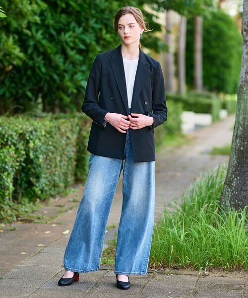 DRESSTERIOR / ドレステリア テーラードジャケット | 【セットアップ可/オンオフ】ブラックダブルジャケット | 詳細2