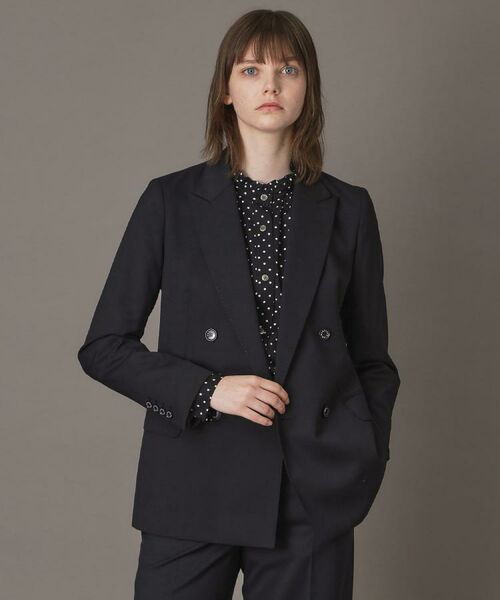 DRESSTERIOR / ドレステリア テーラードジャケット | 【セットアップ可/オンオフ】ブラックダブルジャケット | 詳細23