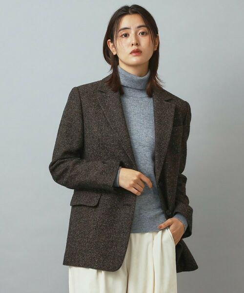 DRESSTERIOR / ドレステリア テーラードジャケット | カラーネップツイルジャケット | 詳細3