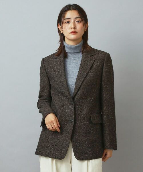 DRESSTERIOR / ドレステリア テーラードジャケット | カラーネップツイルジャケット | 詳細4