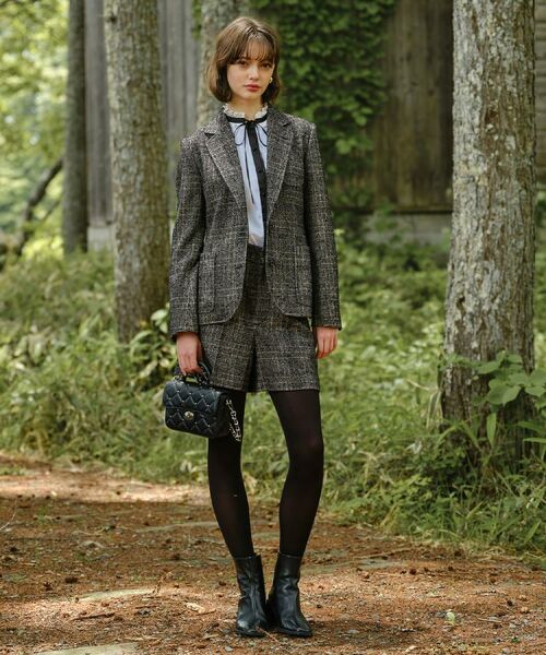 DRESSTERIOR / ドレステリア テーラードジャケット | ループグレンチェックジャケット | 詳細1