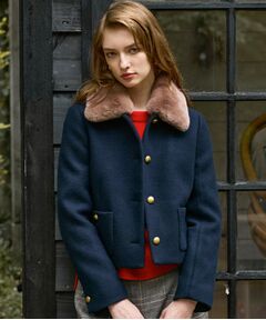 DRESSTERIOR / ドレステリア レザーブルゾン・ジャケット | 【otonaMUSE 11月号掲載】2WAYファーカラーメルトンジャケット