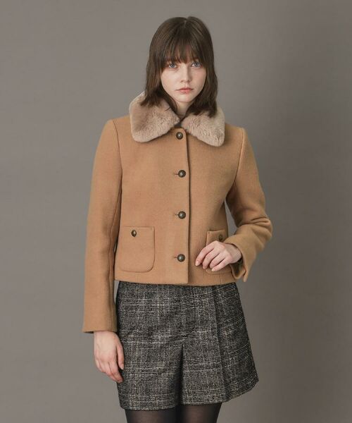 DRESSTERIOR / ドレステリア レザーブルゾン・ジャケット | 【otonaMUSE 11月号掲載】2WAYファーカラーメルトンジャケット | 詳細12