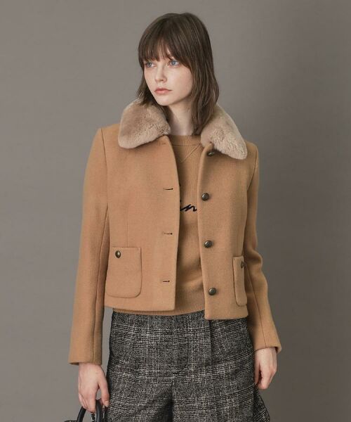 DRESSTERIOR / ドレステリア レザーブルゾン・ジャケット | 【otonaMUSE 11月号掲載】2WAYファーカラーメルトンジャケット | 詳細14