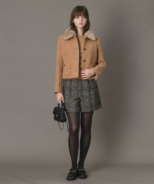 DRESSTERIOR / ドレステリア レザーブルゾン・ジャケット | 【otonaMUSE 11月号掲載】2WAYファーカラーメルトンジャケット | 詳細16