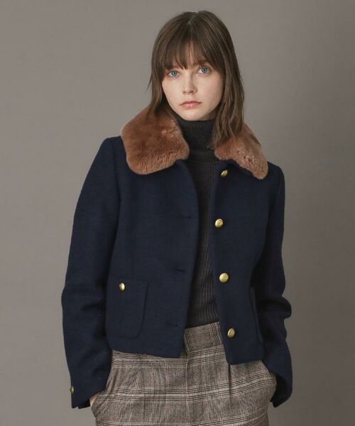 DRESSTERIOR / ドレステリア レザーブルゾン・ジャケット | 【otonaMUSE 11月号掲載】2WAYファーカラーメルトンジャケット | 詳細2