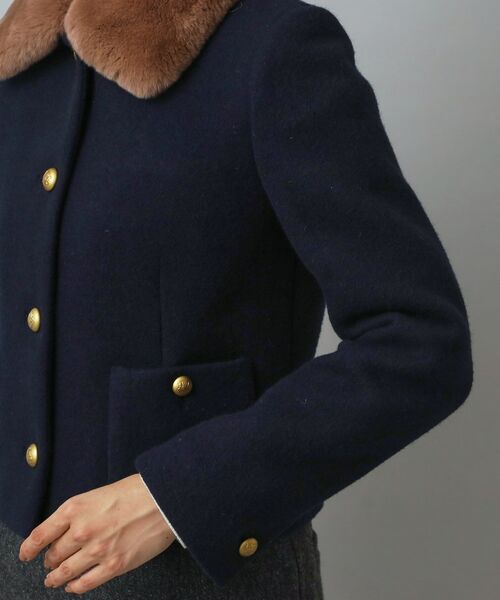 DRESSTERIOR / ドレステリア レザーブルゾン・ジャケット | 【otonaMUSE 11月号掲載】2WAYファーカラーメルトンジャケット | 詳細22