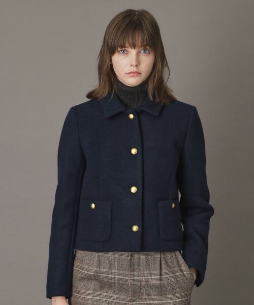 DRESSTERIOR / ドレステリア レザーブルゾン・ジャケット | 【otonaMUSE 11月号掲載】2WAYファーカラーメルトンジャケット | 詳細5