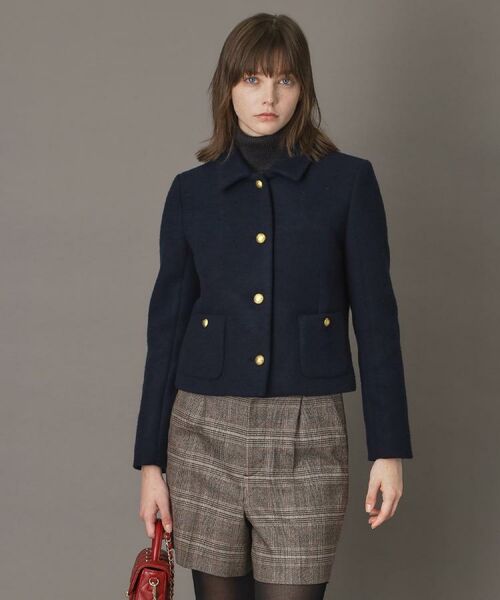 DRESSTERIOR / ドレステリア レザーブルゾン・ジャケット | 【otonaMUSE 11月号掲載】2WAYファーカラーメルトンジャケット | 詳細6