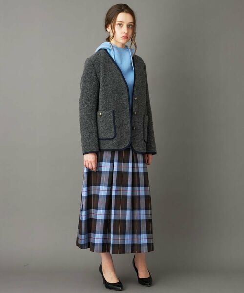 DRESSTERIOR / ドレステリア ノーカラージャケット | チロリアンニットジャケット | 詳細10