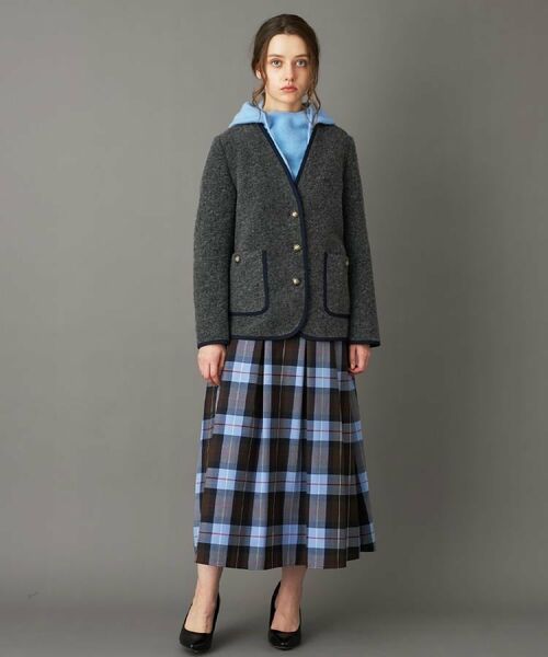 DRESSTERIOR / ドレステリア ノーカラージャケット | チロリアンニットジャケット | 詳細11
