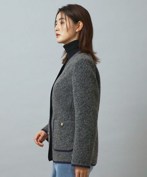DRESSTERIOR / ドレステリア ノーカラージャケット | チロリアンニットジャケット | 詳細14