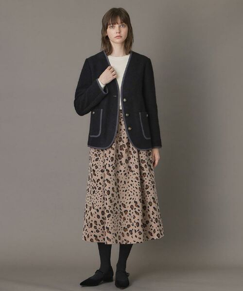 DRESSTERIOR / ドレステリア ノーカラージャケット | チロリアンニットジャケット | 詳細4