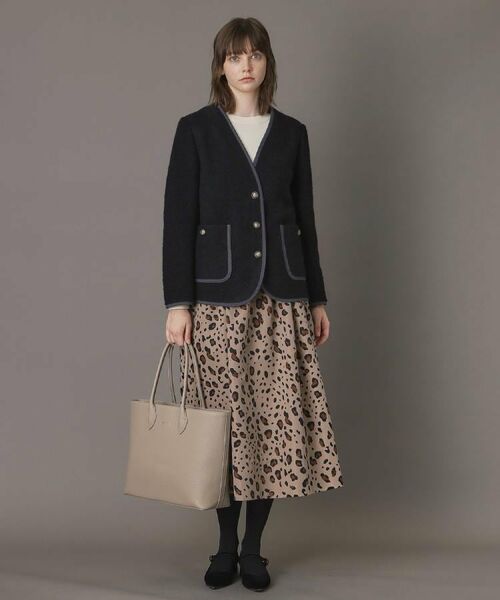 DRESSTERIOR / ドレステリア ノーカラージャケット | チロリアンニットジャケット | 詳細5