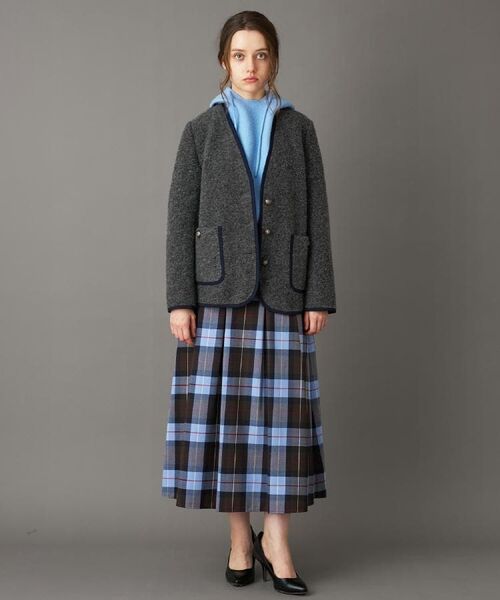 DRESSTERIOR / ドレステリア ノーカラージャケット | チロリアンニットジャケット | 詳細9