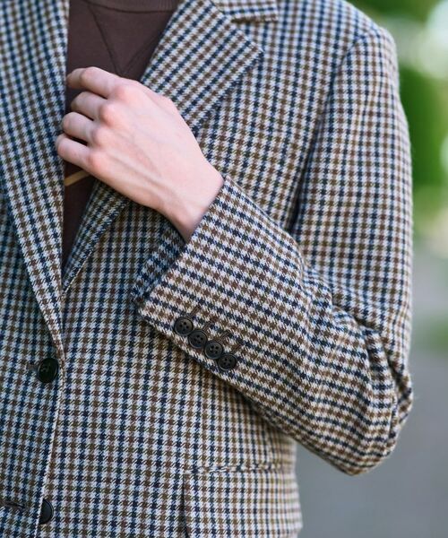 DRESSTERIOR / ドレステリア テーラードジャケット | 【きれいめカジュアル/オンオフ】ガンクラブチェックジャケット | 詳細11