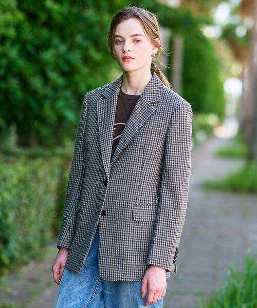 DRESSTERIOR / ドレステリア テーラードジャケット | 【きれいめカジュアル/オンオフ】ガンクラブチェックジャケット | 詳細7