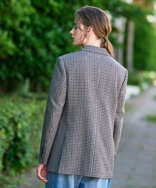 DRESSTERIOR / ドレステリア テーラードジャケット | 【きれいめカジュアル/オンオフ】ガンクラブチェックジャケット | 詳細9