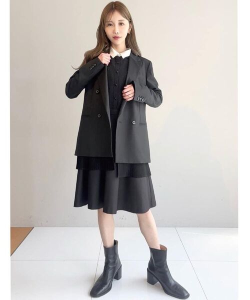 DRESSTERIOR / ドレステリア テーラードジャケット | 【モデル美香×DRESSTERIOR】美香さんコラボプリーツヘムジャケット | 詳細21