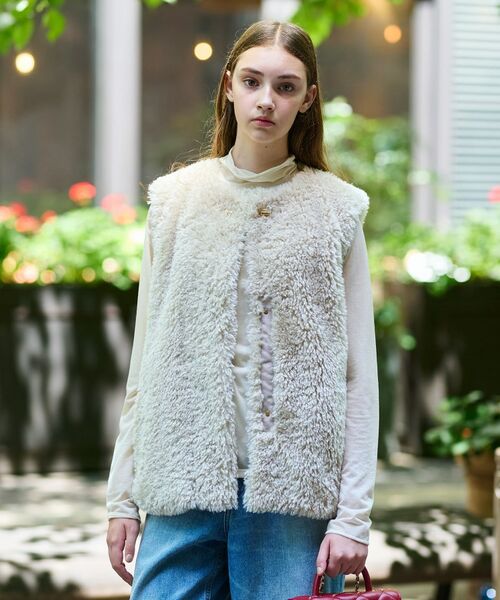 DRESSTERIOR / ドレステリア その他アウター | 【otonaMUSE 11月号掲載】エコファージレ（グレージュ(050)）