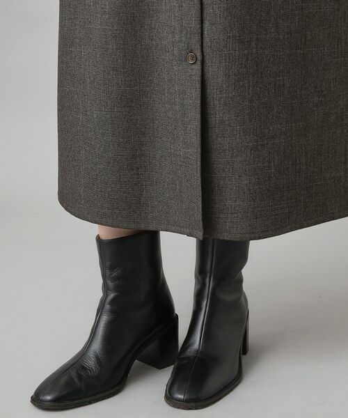 DRESSTERIOR / ドレステリア ロング・マキシ丈ワンピース | 【洗える/前開きボタン】ウォッシャブルツイードライクワンピース | 詳細12